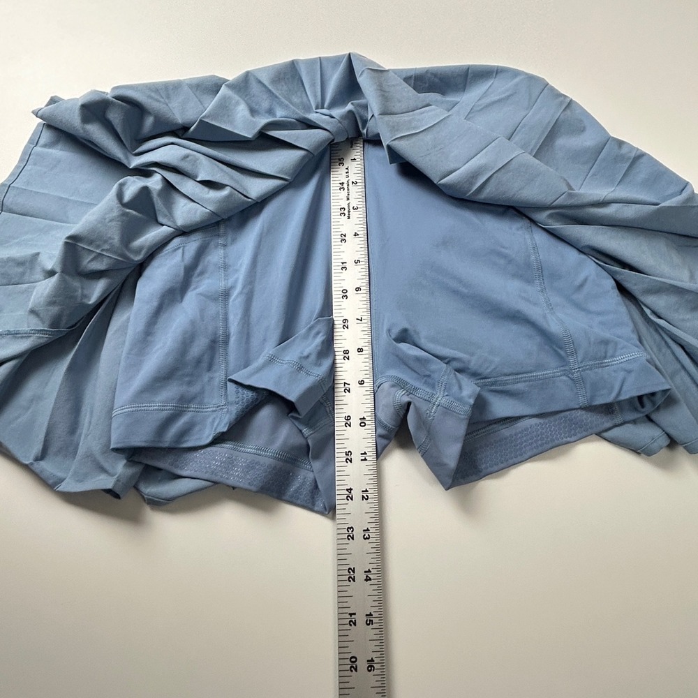 Lululemon High-Rise Pleated Tennis Skirt Oasis Blue Size 8 LW8ALRS - Picture 15 of 16